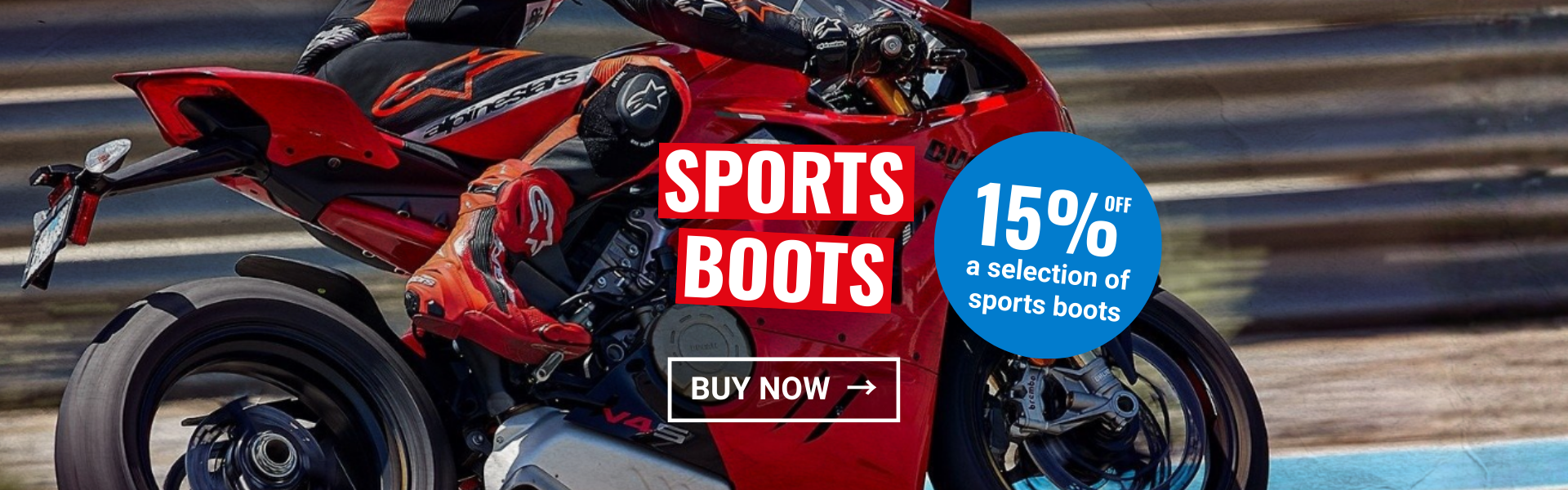 Race boots promotion